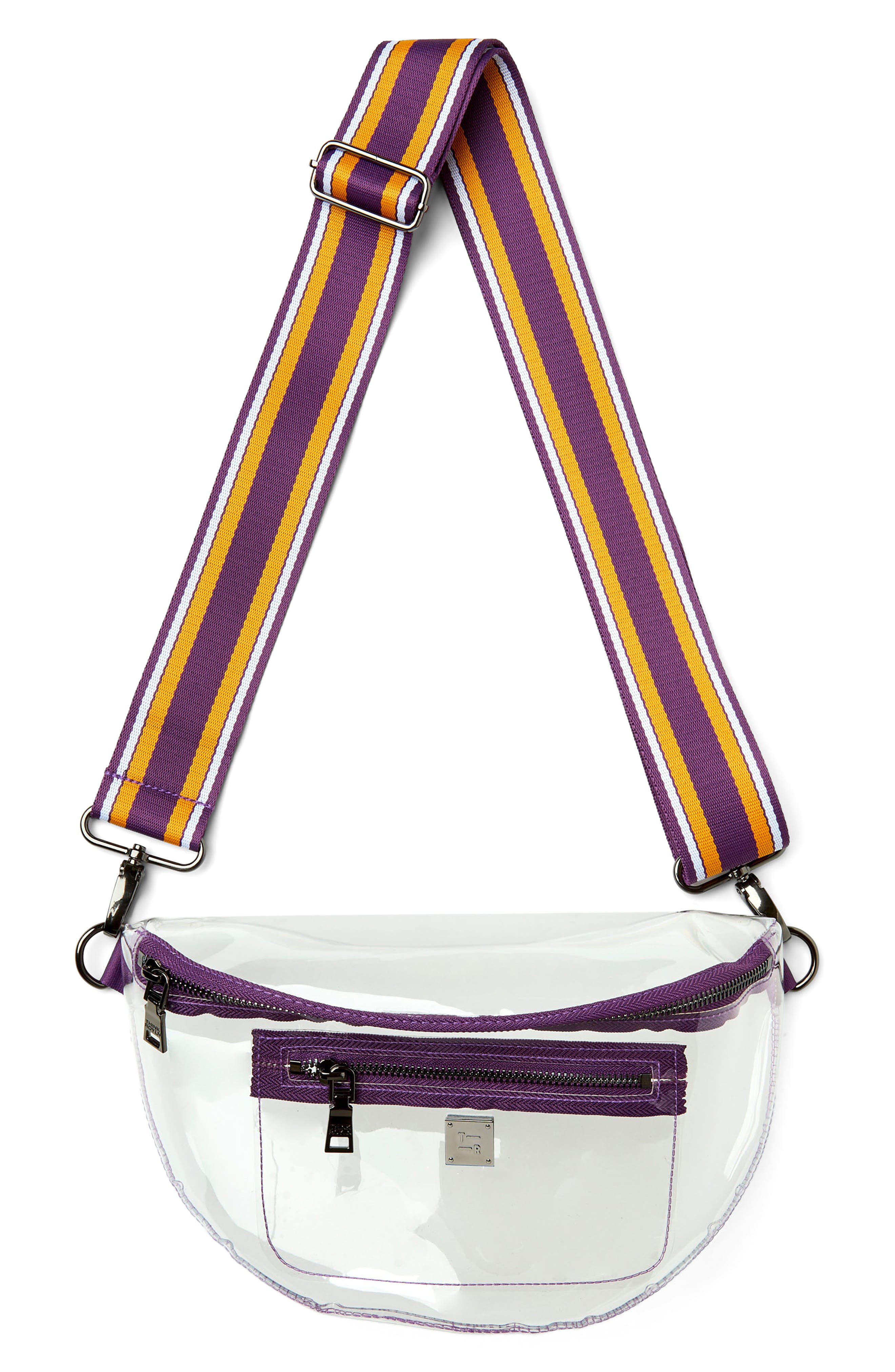 THINK ROYLN Clear Stadium Crossbody Bag, Alternate, color, Clear Soft