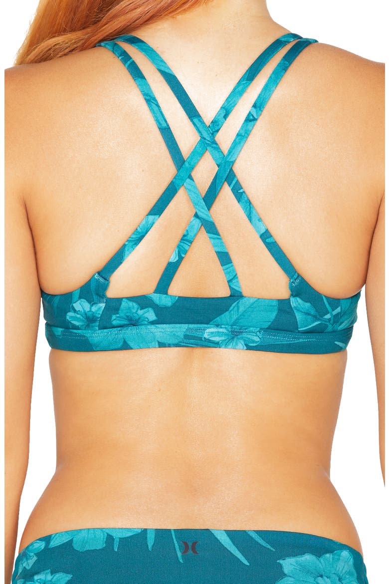 Max Hawaii Shadow Scoop Neck Bikini Top, Alternate, color, MONTEREY BAY MULTI