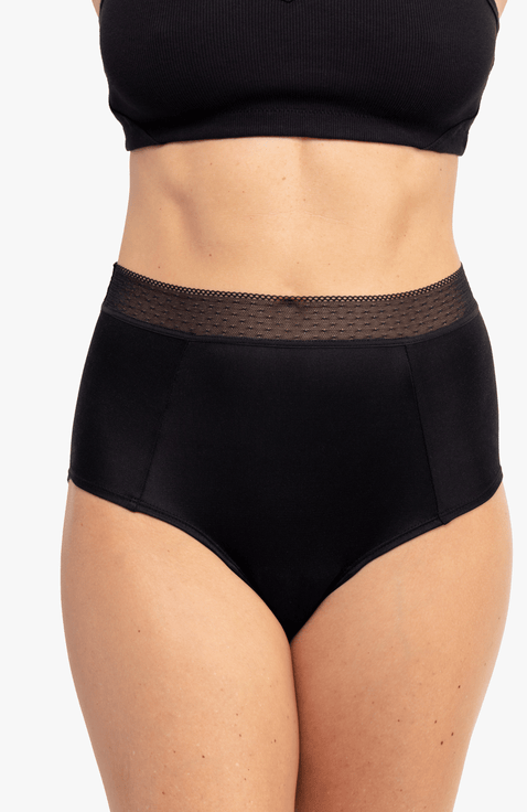 High Waisted Soft Silk Briefs