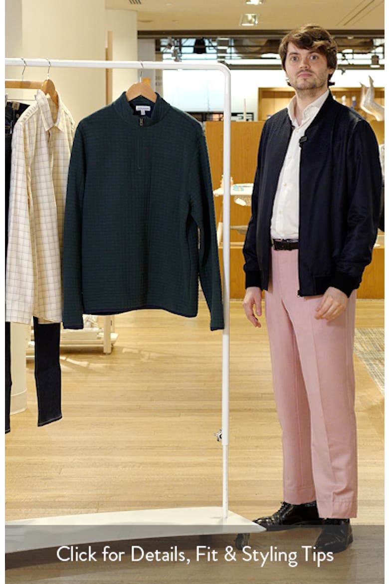 Quad Quilted Quarter Zip Pullover video