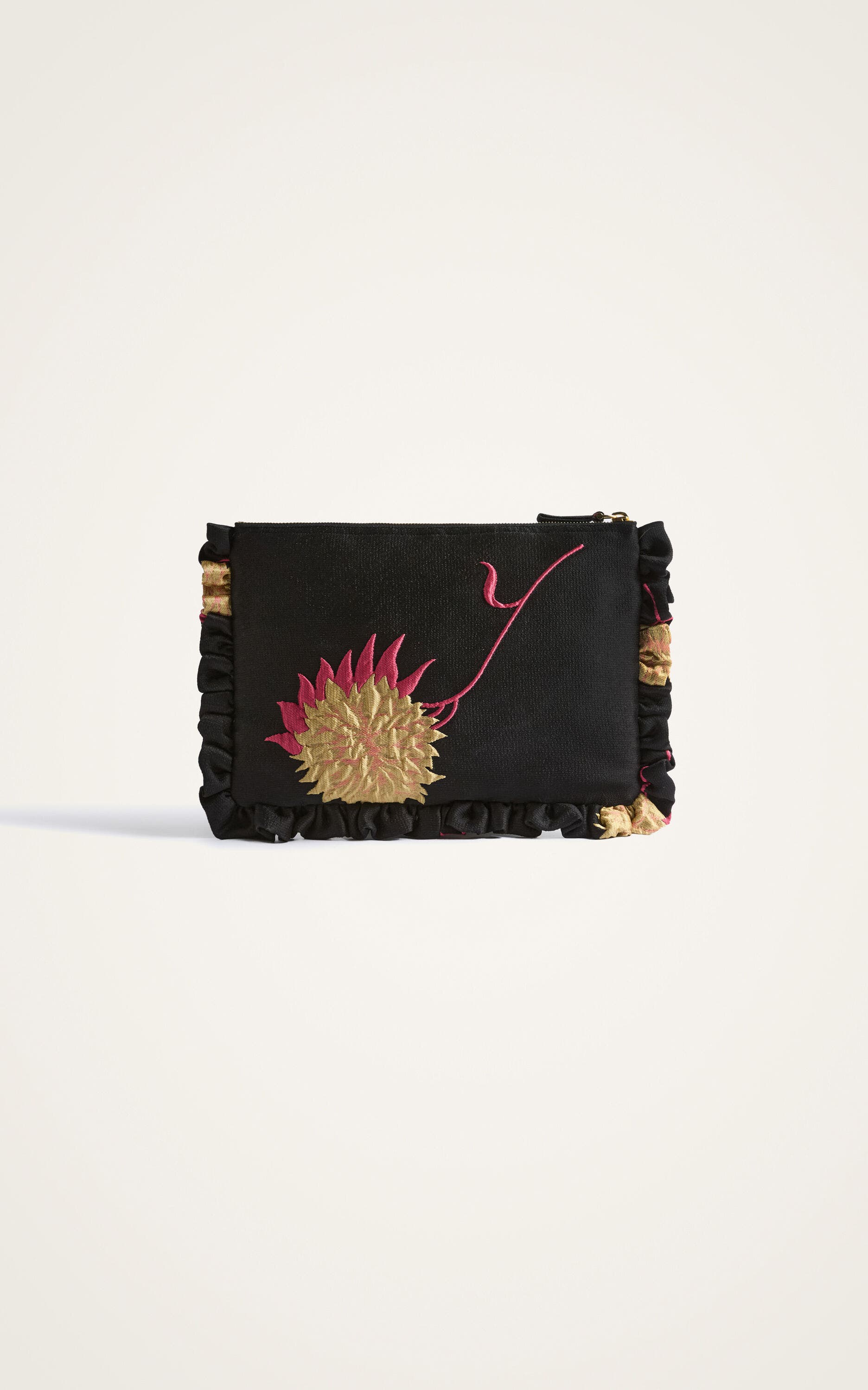 La DoubleJ Hand Pochette, Alternate, color, Derby Jacquard Black