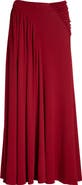 Rabanne Ruched 
Gathered Jersey Maxi Skirt