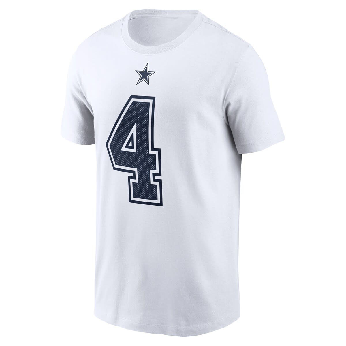 Men's Nike Dak Prescott White Dallas Cowboys Name & Number T-Shirt - image 2