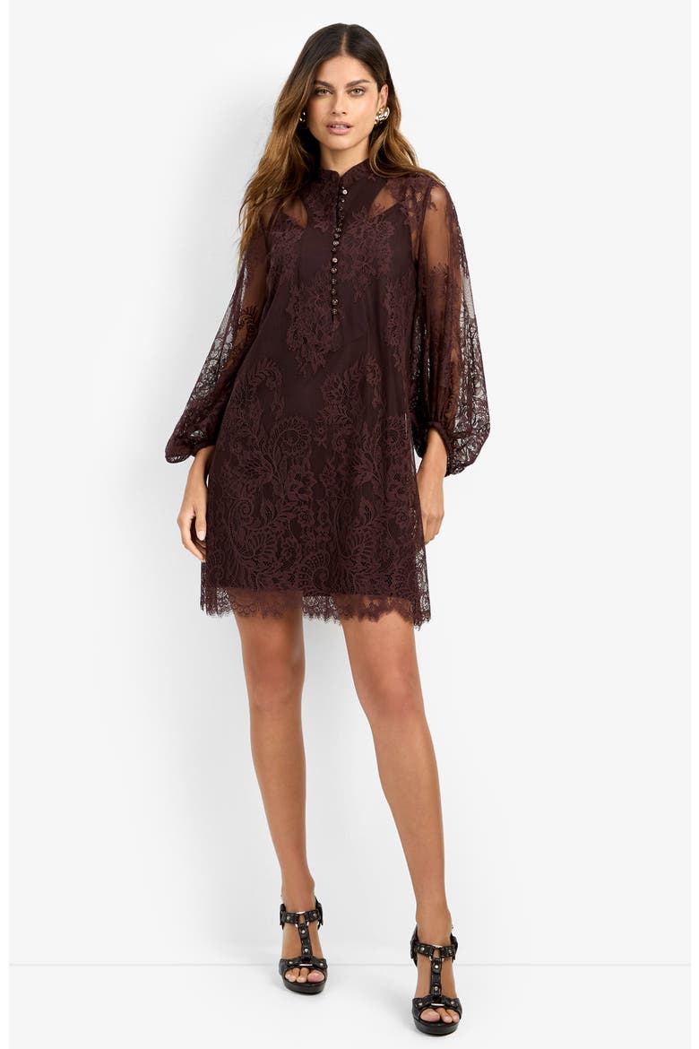 Boheme Dress, Alternate, color, Cioccolato