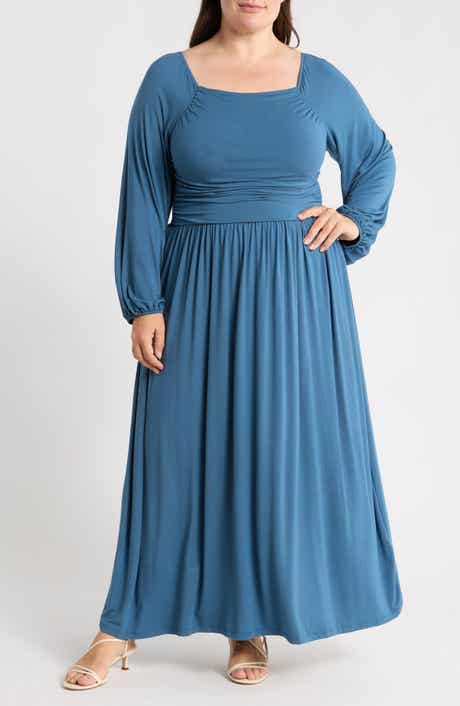 Long Sleeve Jersey Maxi Dress
