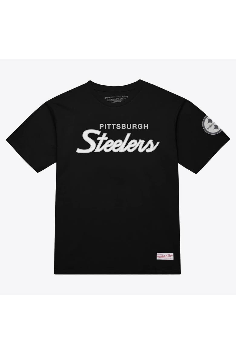 Men's Mitchell & Ness Black Pittsburgh Steelers Head Coach Classic T-Shirt, Main, color, Black