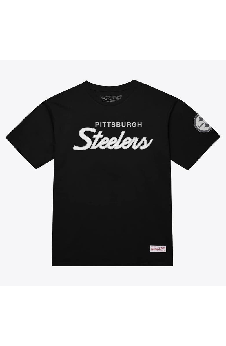 Mitchell & Ness Men's Mitchell & Ness Black Pittsburgh Steelers Head Coach Classic T-Shirt, Main, color, Black