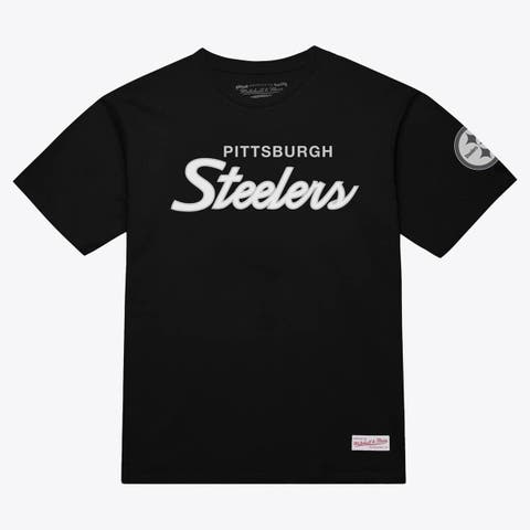 Men's Mitchell & Ness Black Pittsburgh Steelers Head Coach Classic T-Shirt