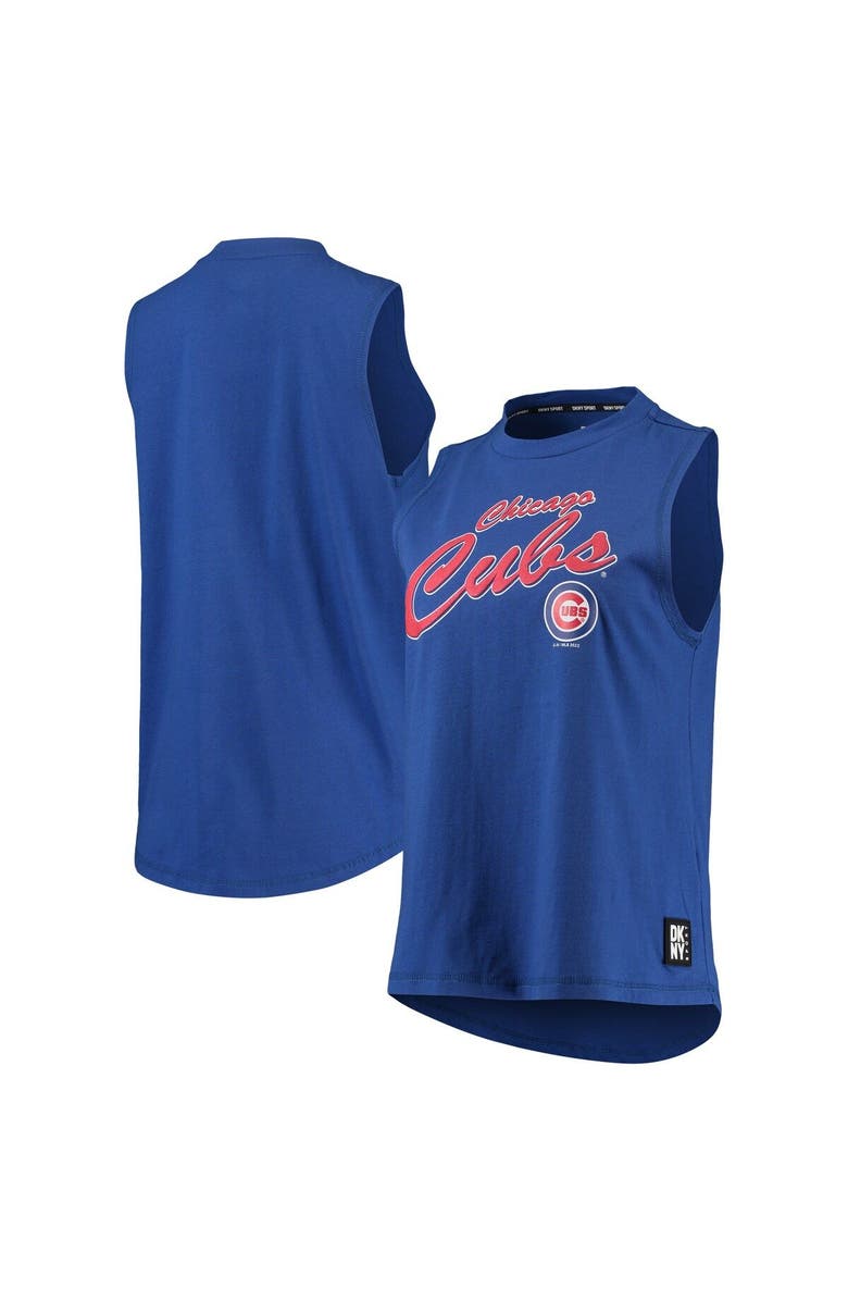 DKNY SPORT Women's DKNY Sport Royal Chicago Cubs Marcie Tank Top, Main, color, Royal