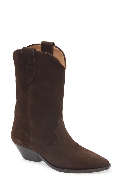 ISABEL MARANT ローブロックアンクルブーツ Isabel Marant Suede heeled ankle boots 
