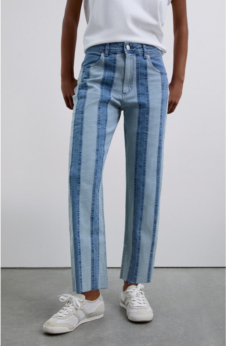 Scalpers Straight Patch Denim Pant, Main, color, Indigo