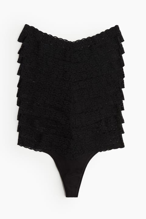 10-pack Lace Thong Briefs