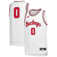 Nike Youth Nike White Ohio State Buckeyes Replica Basketball Jersey