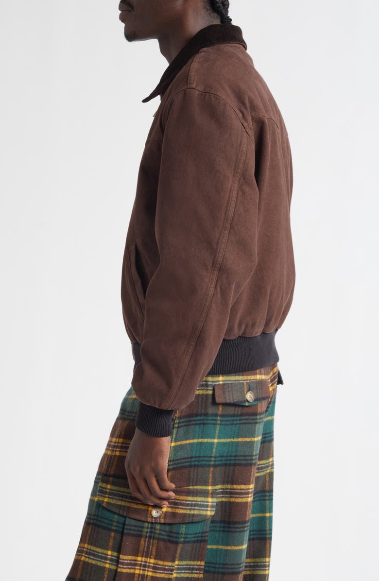 Sky High Farm Workwear Gender Inclusive Canvas Work Jacket, Alternate, color, Brown