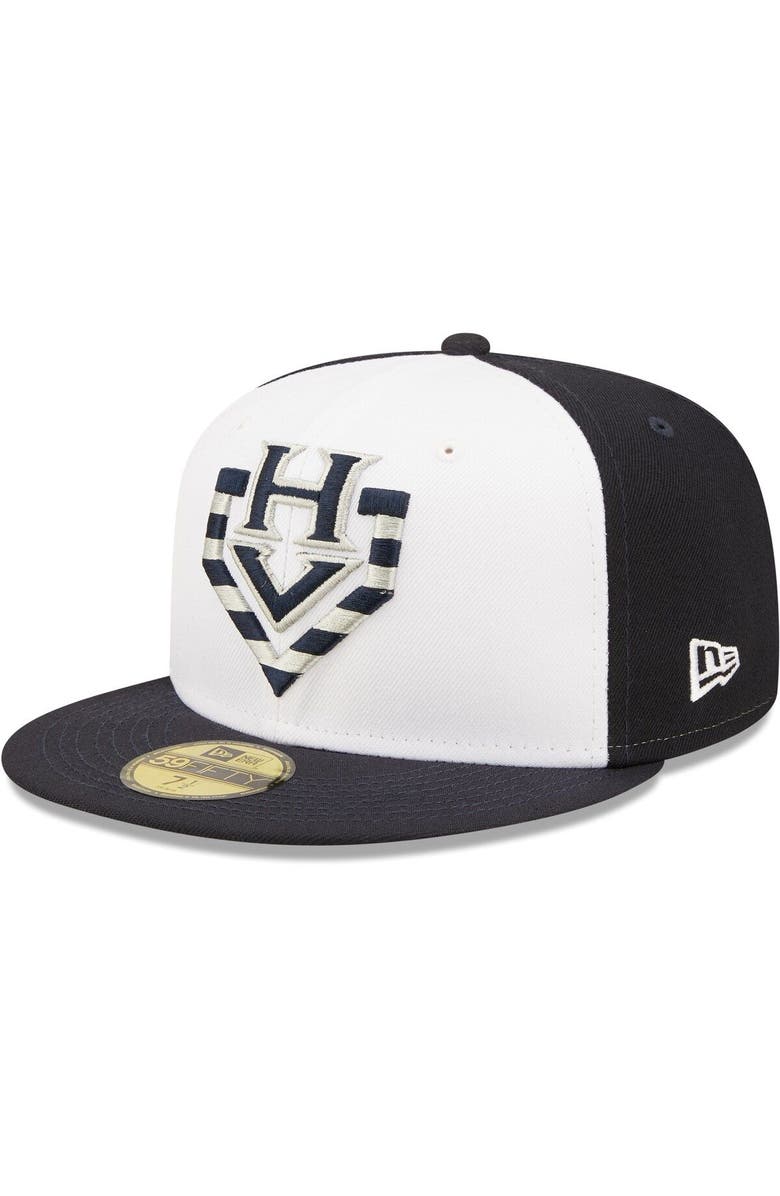 New Era Men's New Era White Hudson Valley Renegades Authentic Collection Team Alternate 59FIFTY Fitted Hat, Main, color,