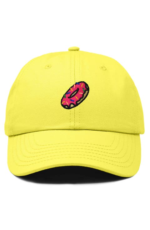 Donut Embroidered Adjustable Cap