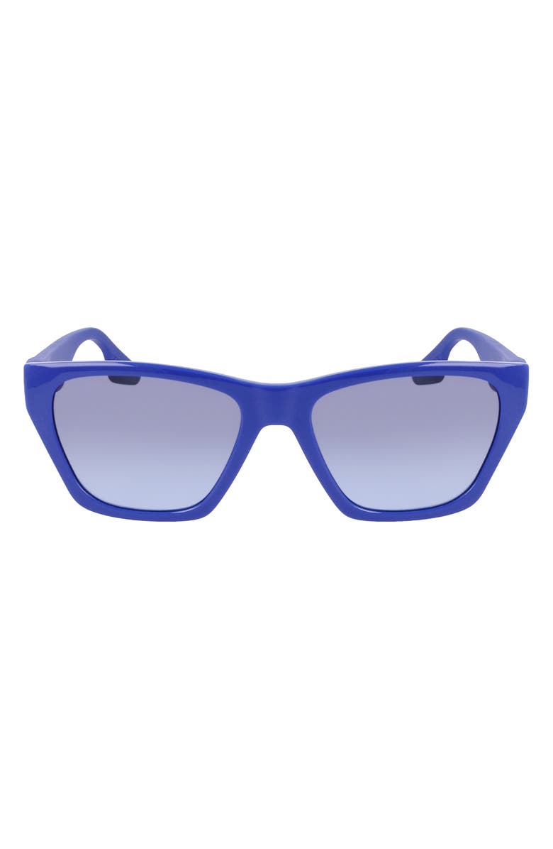 Converse Recraft 54mm Gradient Cat Eye Sunglasses, Main, color, Converse Blue