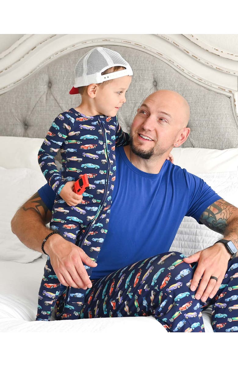 Lev Baby baby pajamas romper, Alternate, color, Sky Blue