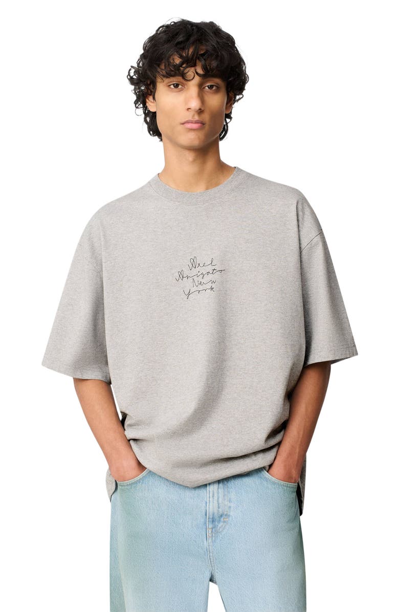 Axel Arigato New York City T-Shirt, Alternate, color, Grey Melange