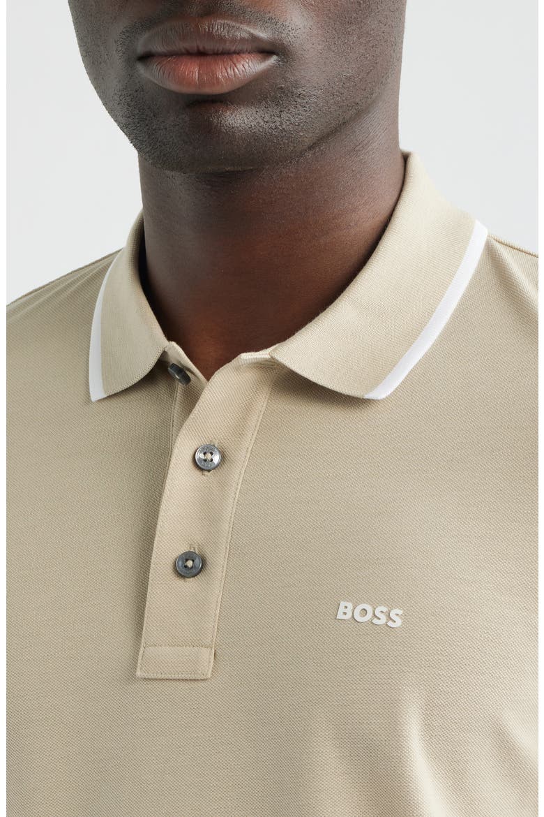 Parlay Tipped Cotton Polo, Alternate, color, OPEN BEIGE