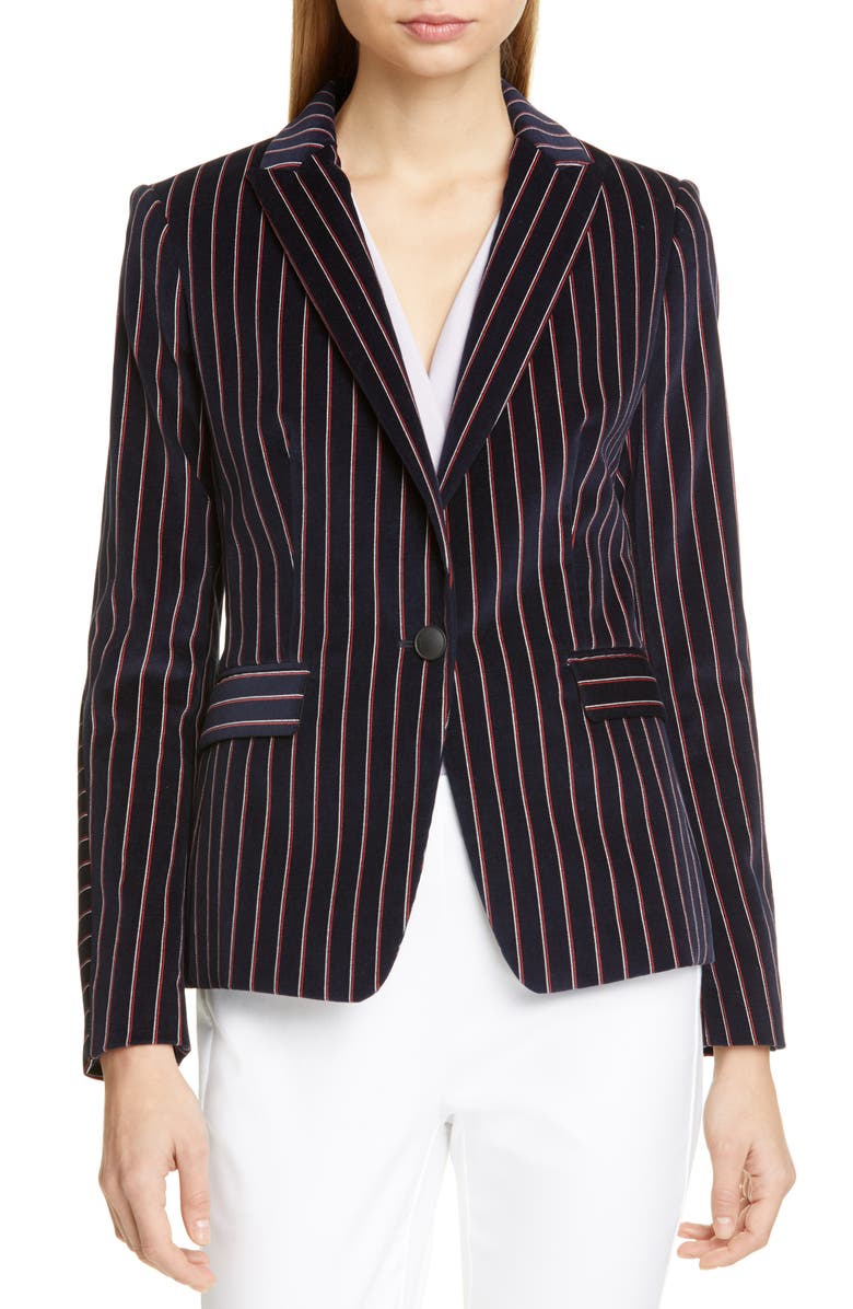 rag & bone Lexington Stripe Blazer, Main, color, 