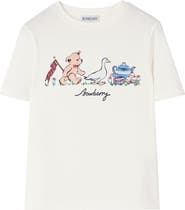 Burberry Girls' Thomas Bear and Friends Cotton T-shirt