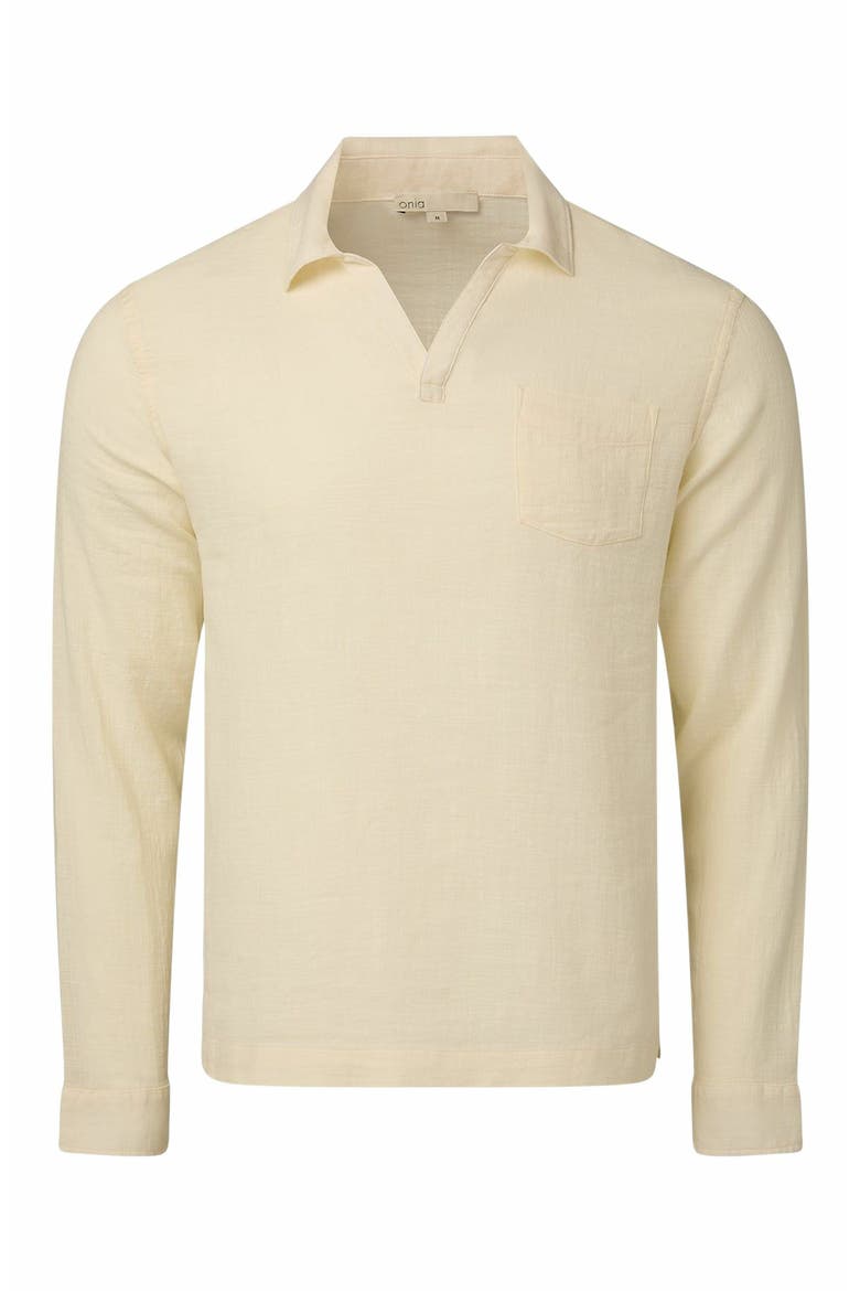 Gauze Popover Shirt, Alternate, color, EGRET