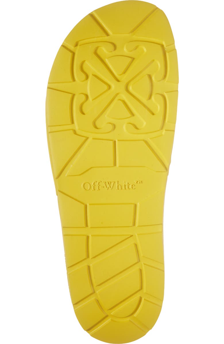 Off-White Bookish Slide Sandal, Alternate, color, Light Orange - Dark Blue