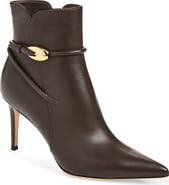 Gianvito Rossi Belted Pointed Toe Bootie
