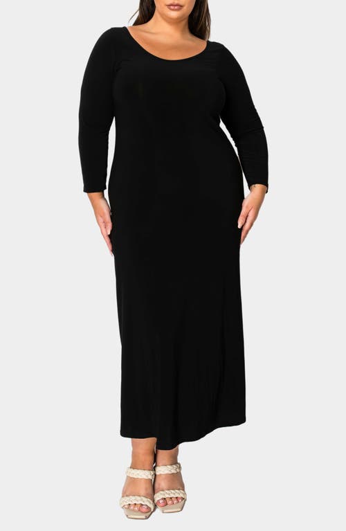 L I V D Ashe Long Sleeve Maxi Dress in Black  product