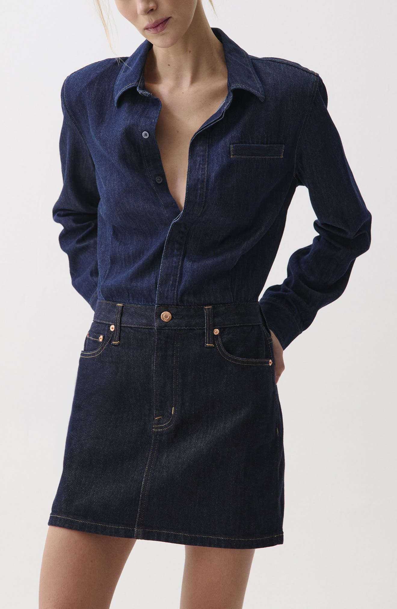 Pistola Pixie Denim Miniskirt (Women) | Nordstrom
