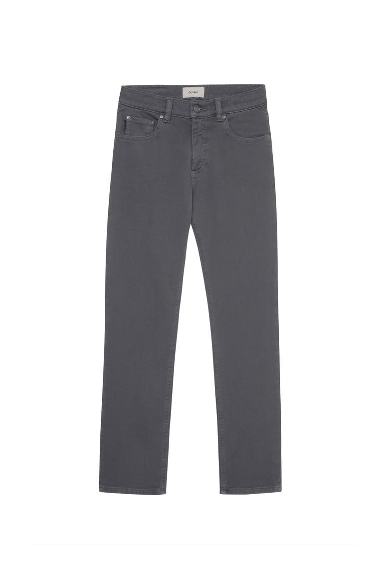 Kids' Benji Straight Knit Denim Jeans, Main, color, Alloy