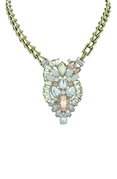 Gold Plated Dynasty Statement Necklace