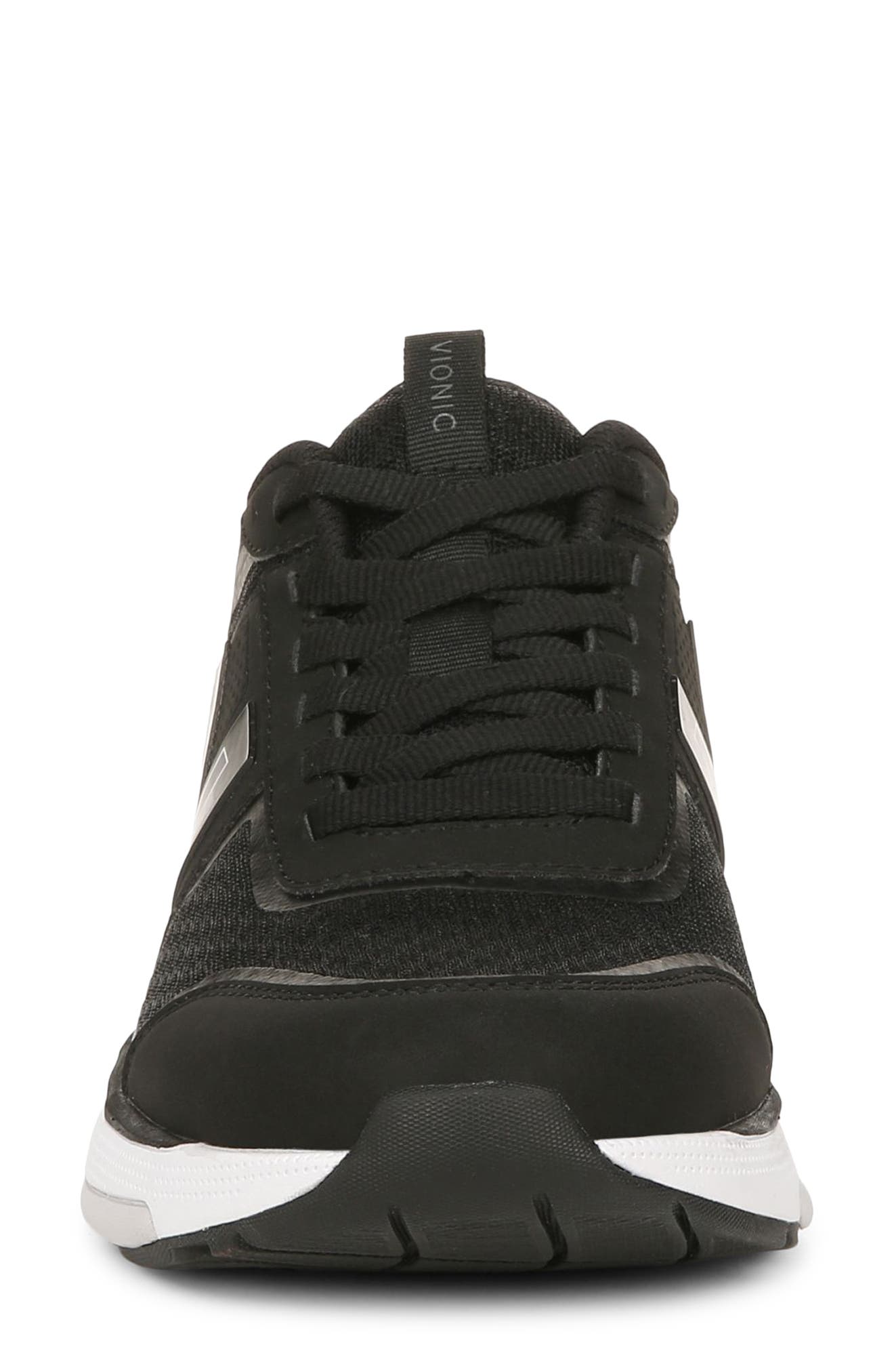 Vionic Strider Tech Walking Shoe, Alternate, color, Black/ Charcoal