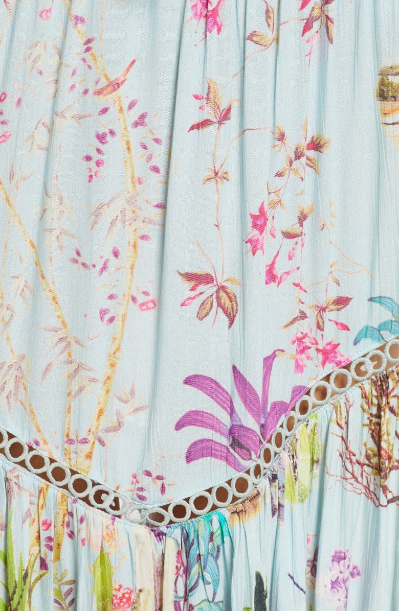 Hemant & Nandita Crinkle Rayon Cover-Up Dress, Alternate, color, 