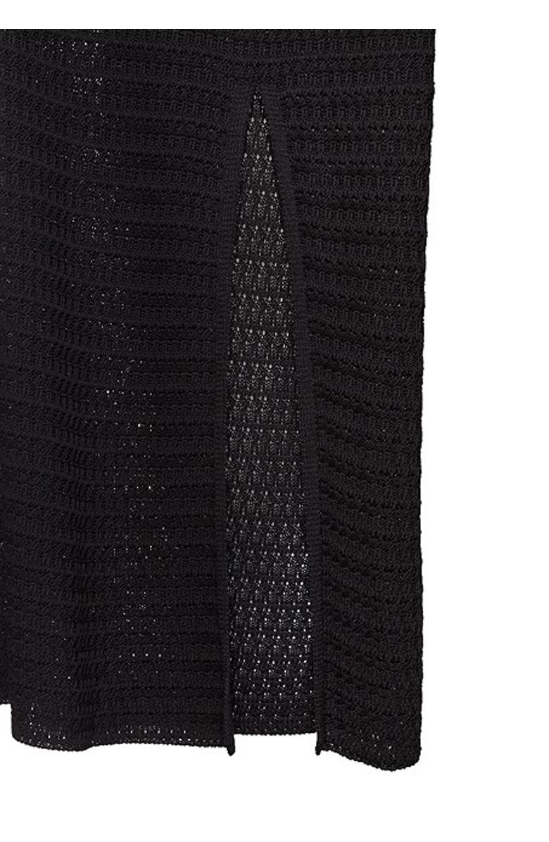 LASCANA Women's Crochet Maxi Dress Cover Up, Alternate, color, Black