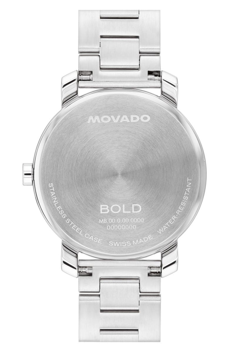 Movado Bold Access Bracelet Watch, 34mm, Alternate, color, Blue Dial