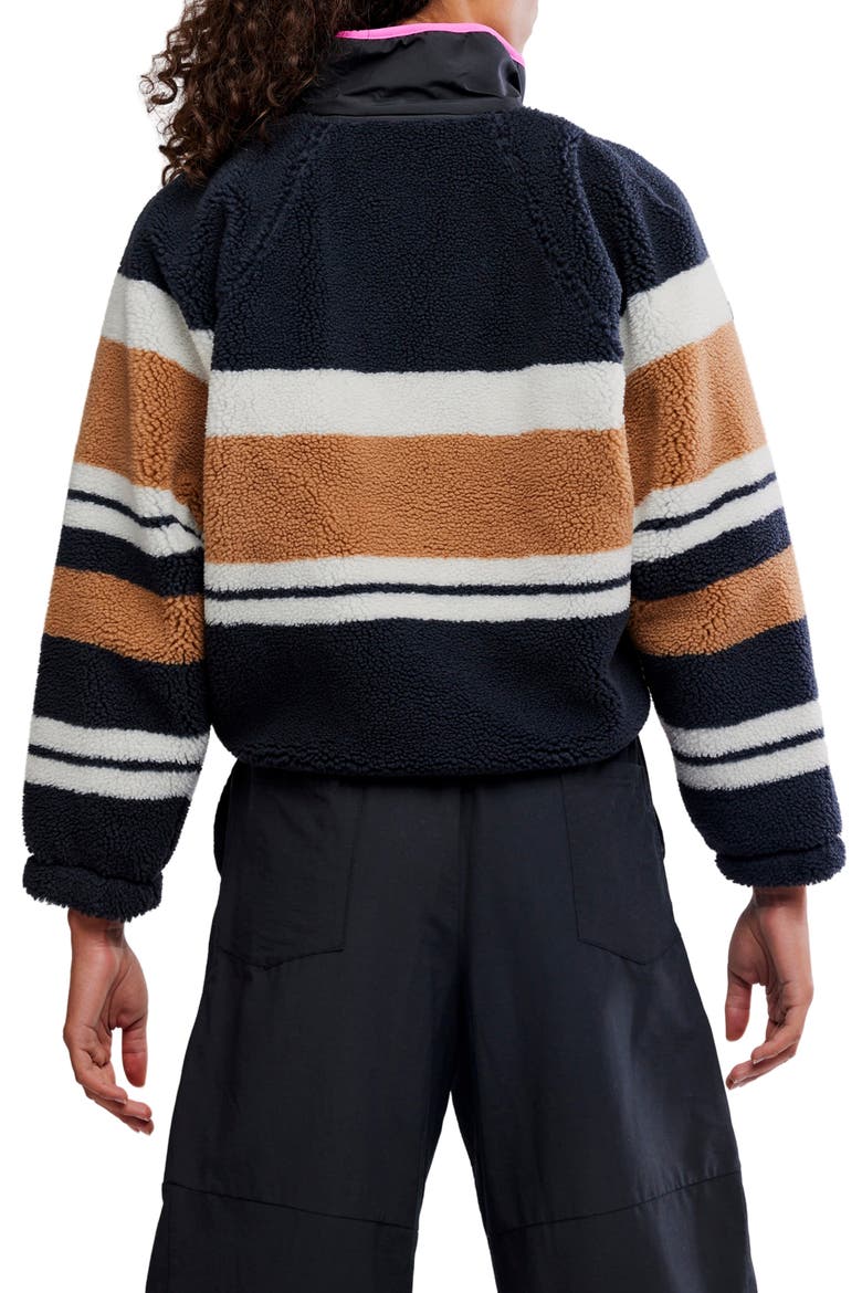 FP Movement Rocky Ridge Fleece Pullover, Alternate, color, BLACK NUTMEG FUCSHIA