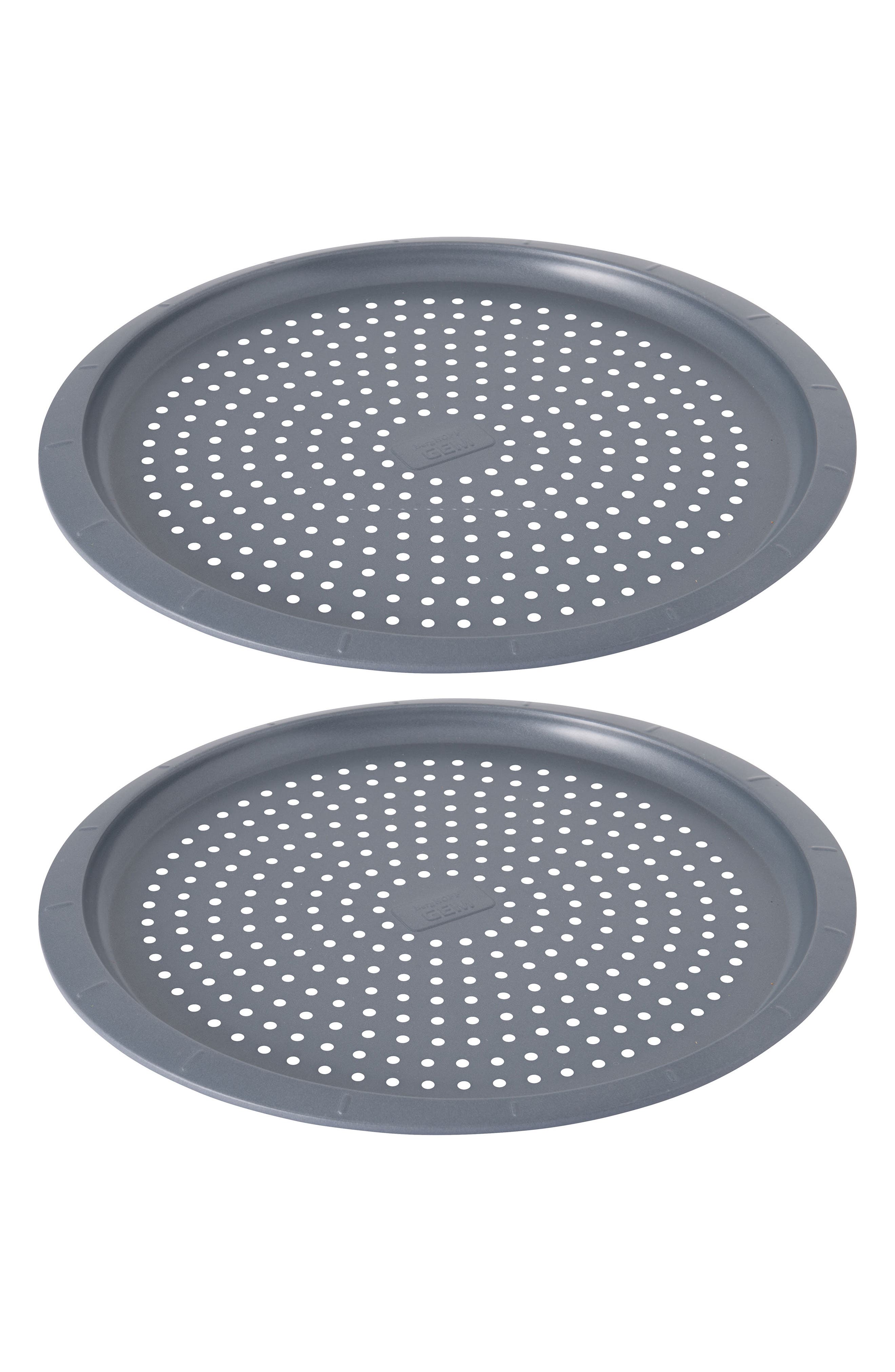 BergHOFF 2-Pack Gem Nonstick Perforated Pizza Pans
