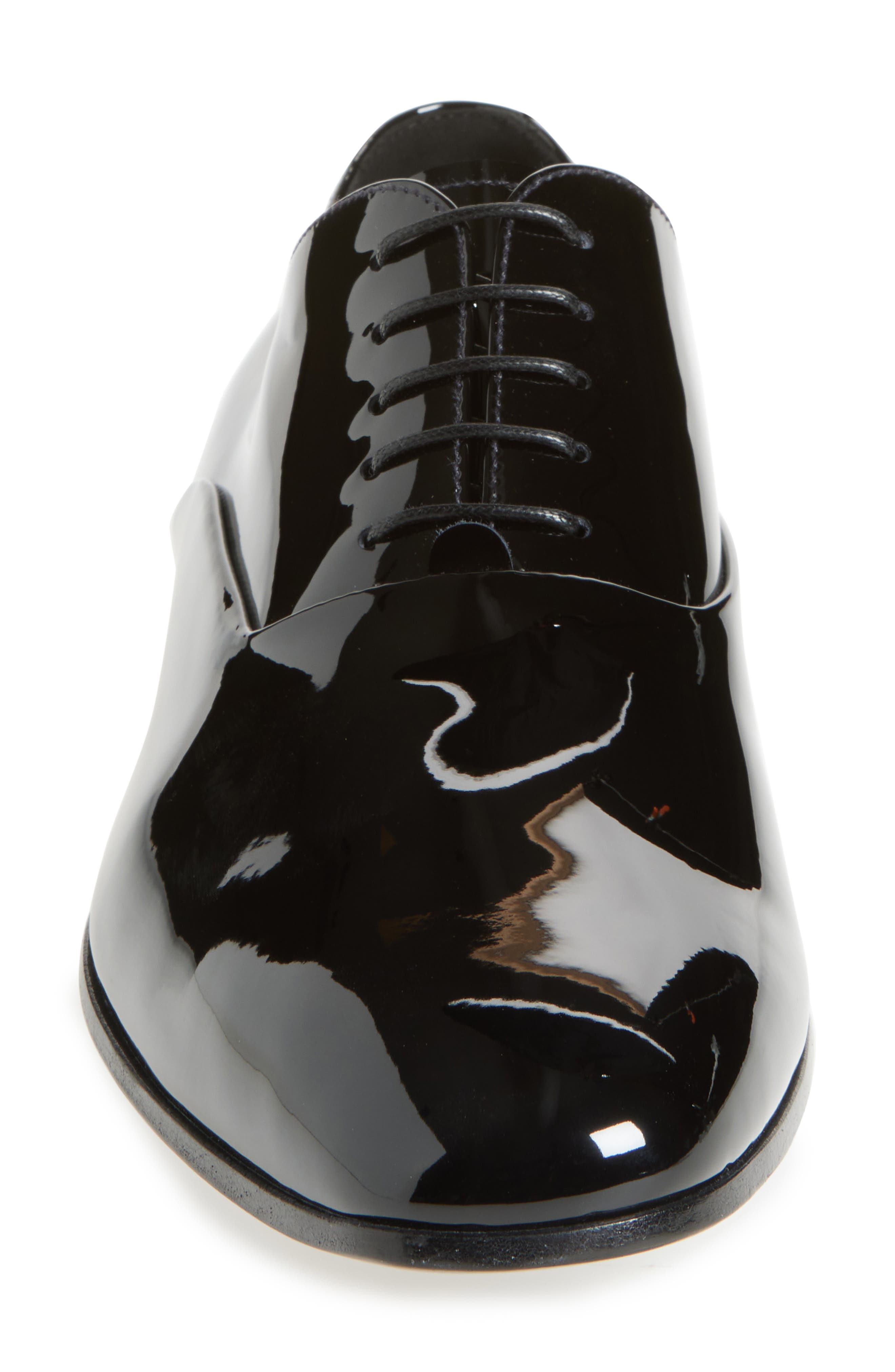 JM WESTON Albi Patent Oxford, Alternate, color, Black