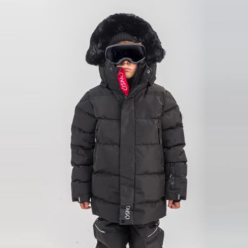 Ösno Rafa Luxury Snowsuit Jacket And Snowpant In Black