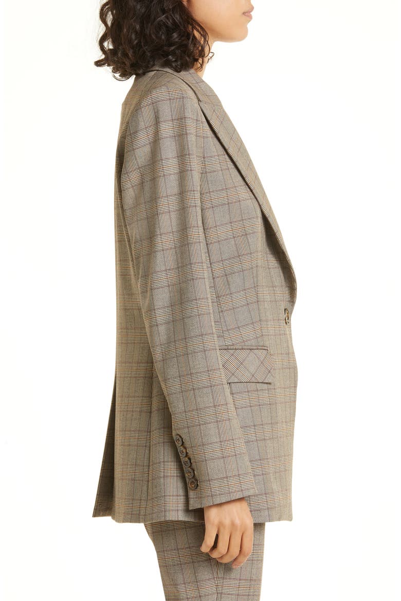 Long & Lean Dickey Jacket, Alternate, color, BROWN MULTI
