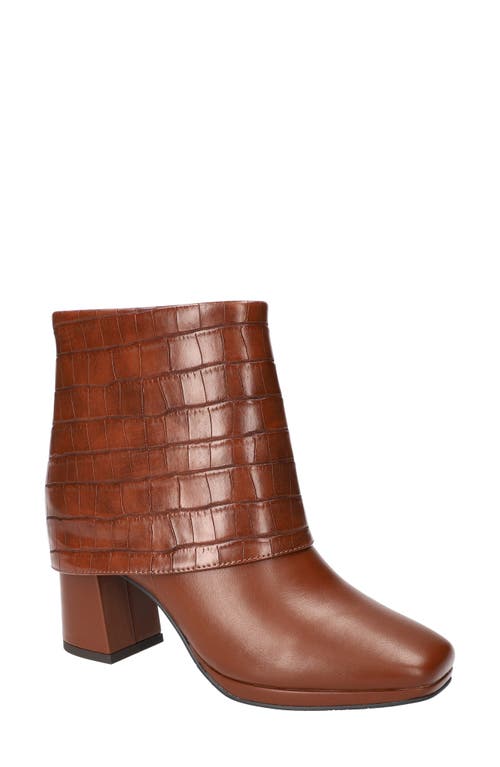 Easy Street Sutton Bootie In Brown