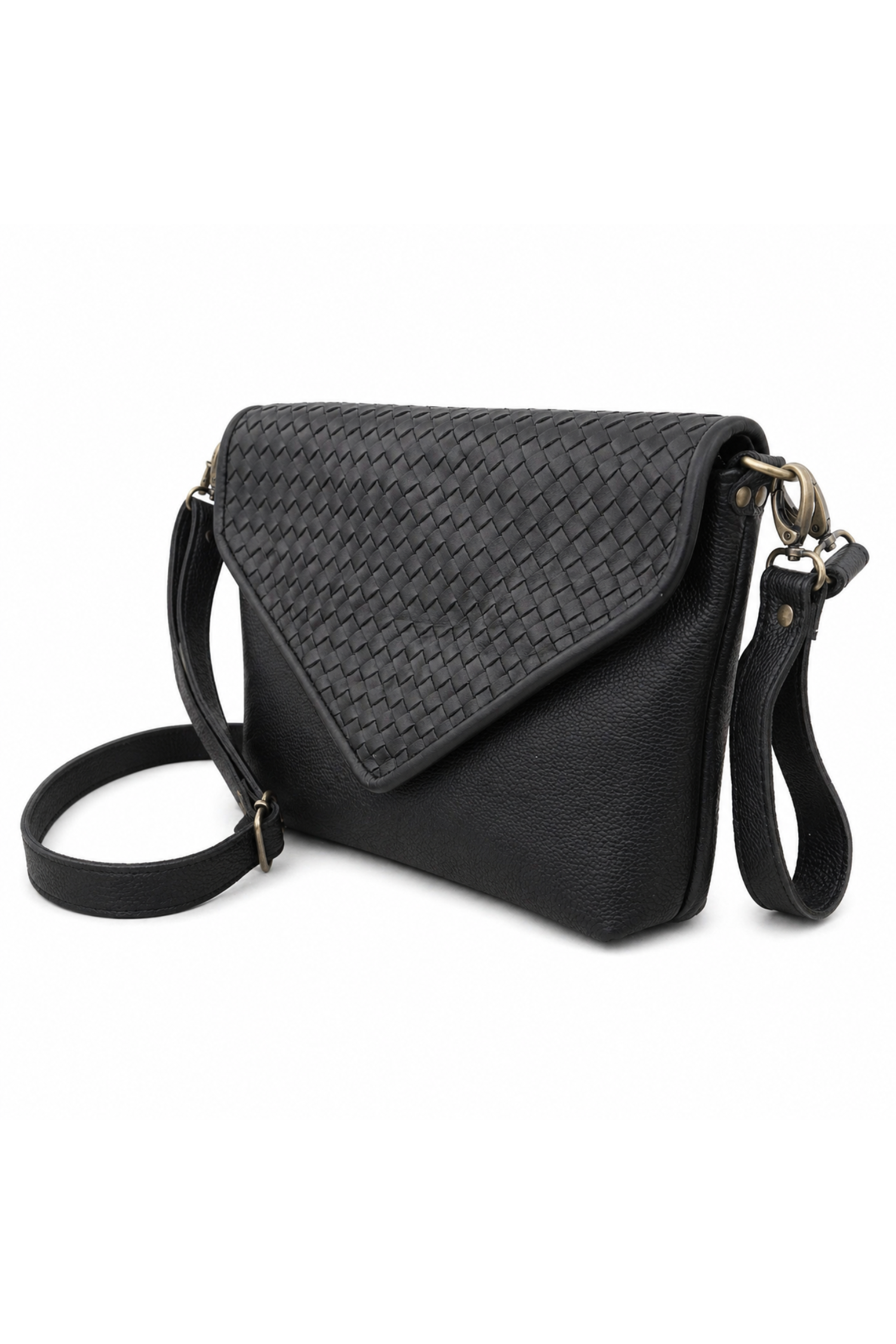 Woven Everyday Bag, Alternate, color, Black