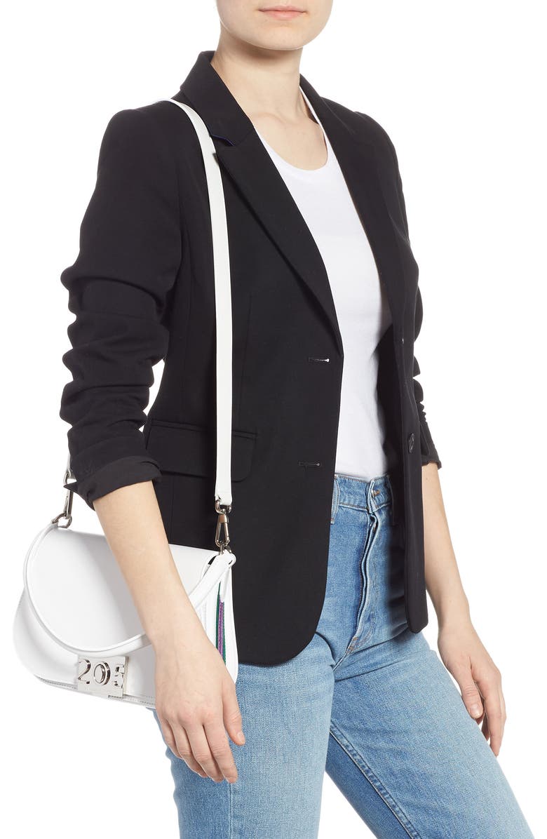 CALVIN KLEIN 205W39NYC Bonnie Leather Shoulder Bag, Alternate, color,