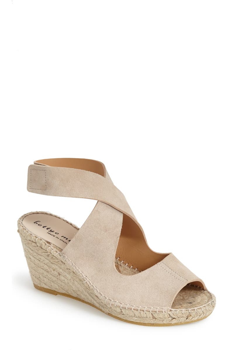 Bettye Muller 'Mobile' Leather Wedge Espadrille Sandal, Main, color,