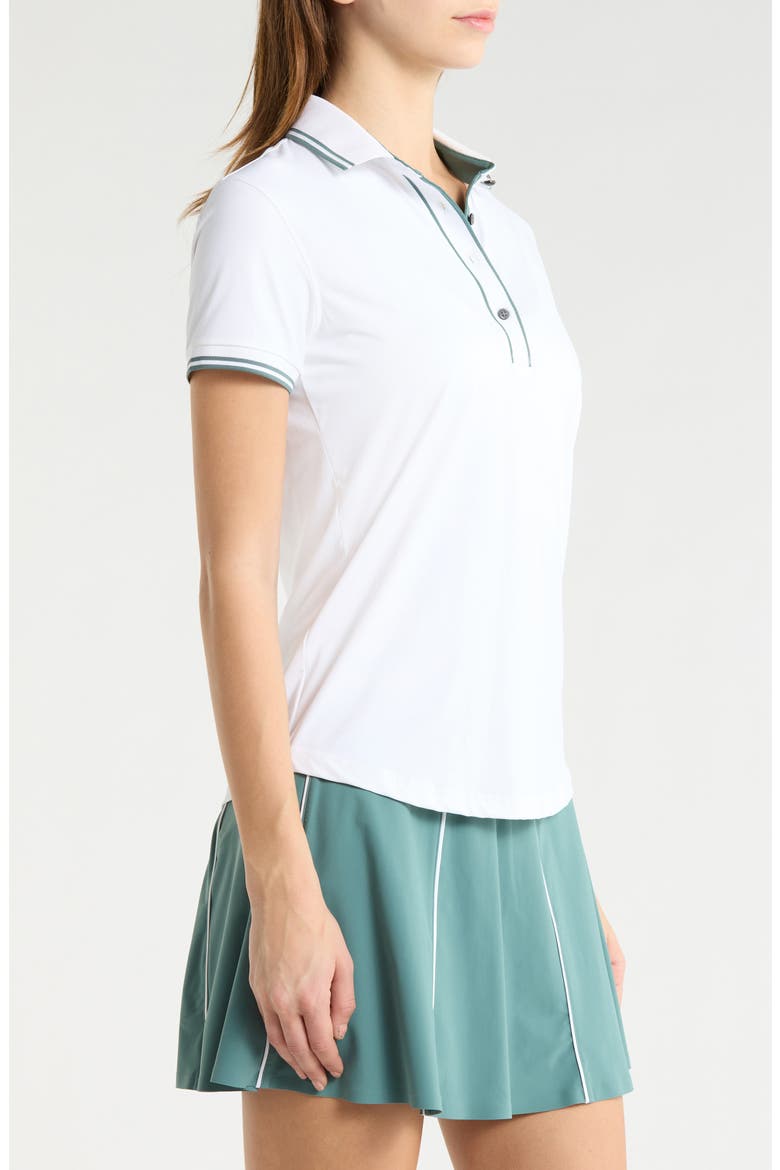 Luxe Scarlett Polo, Alternate, color, ARCTIC