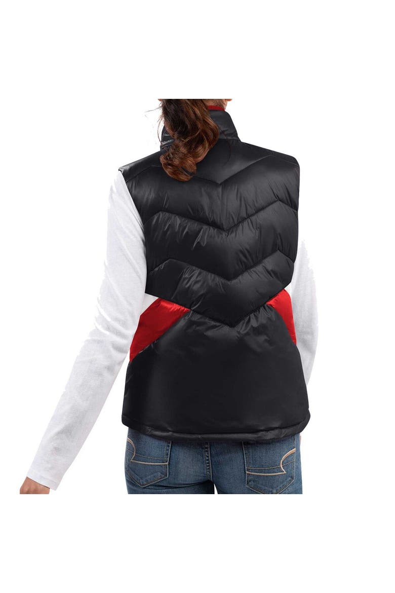 Women's G-III 4Her by Carl Banks Black NASCAR Merchandise Versatile Full-Zip Puffer Vest, Alternate, color, Black