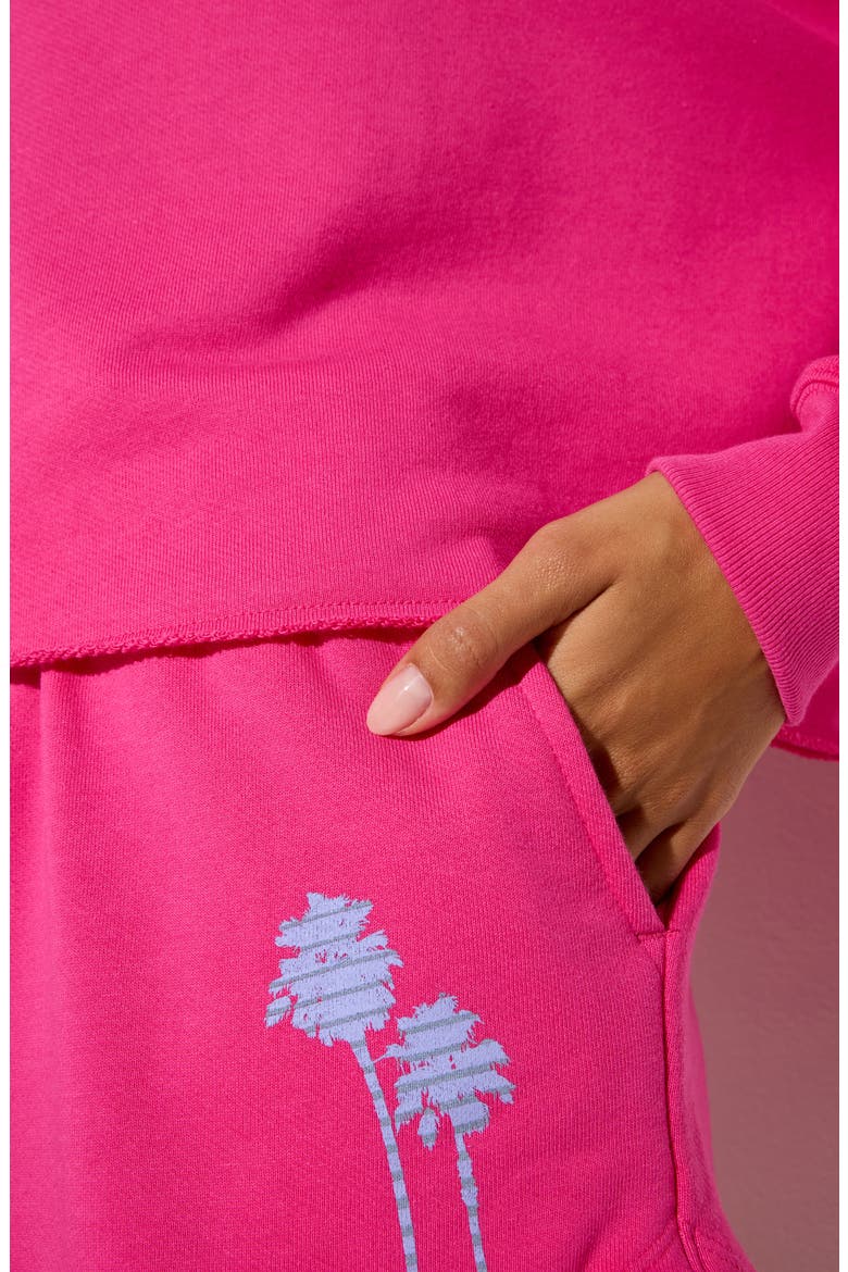 Baja Bliss Liberate Crop Crewneck Sweater, Alternate, color, HYPE