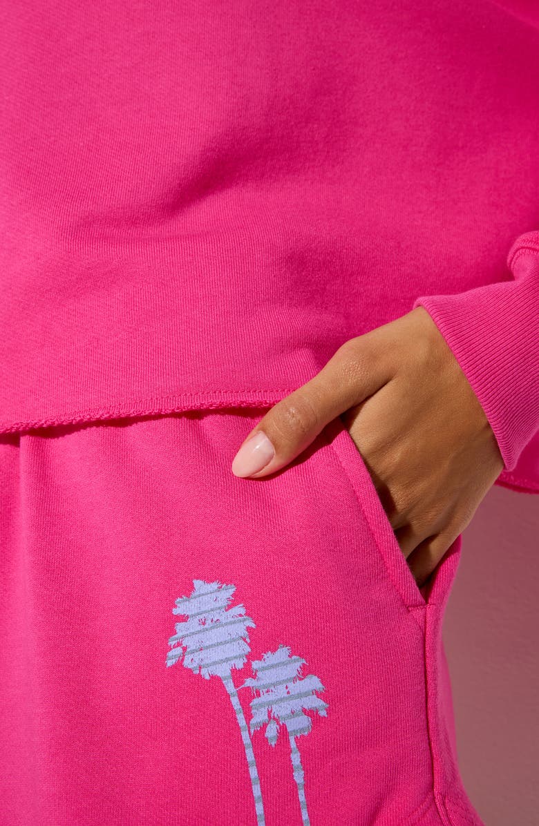 Spiritual Gangster Baja Bliss Liberate Crop Crewneck Sweater, Alternate, color, Hype